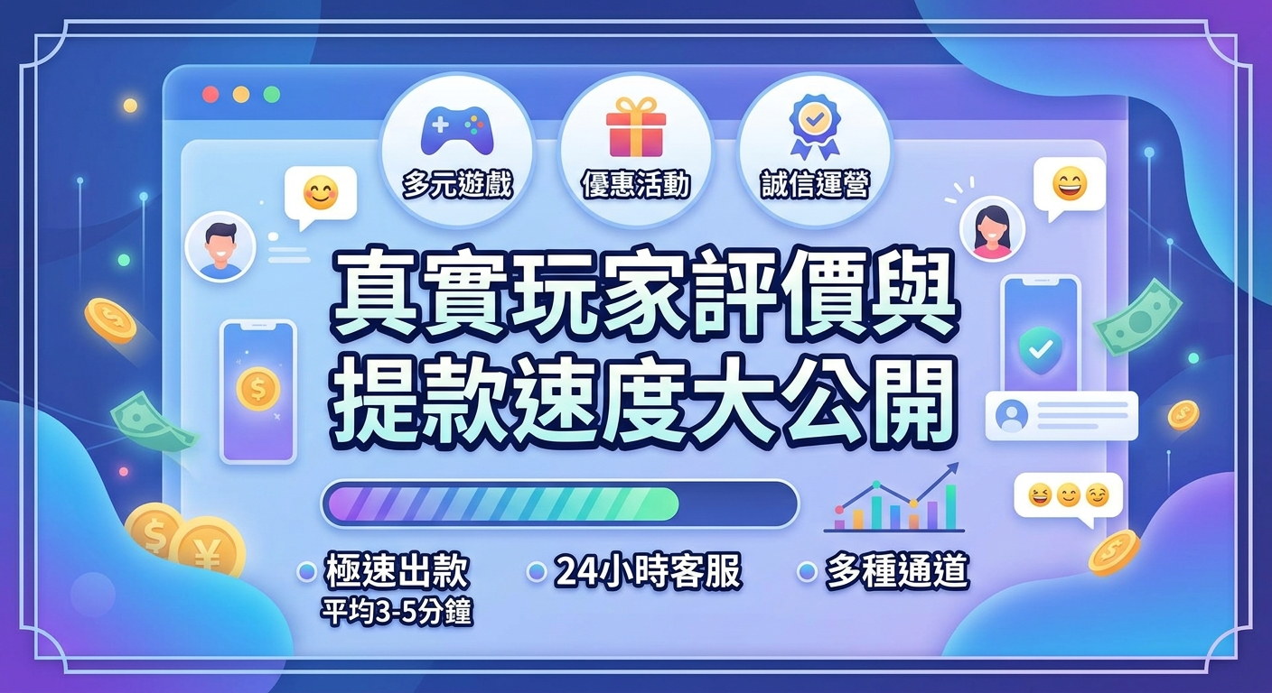 真實玩家評價與提款速度大公開